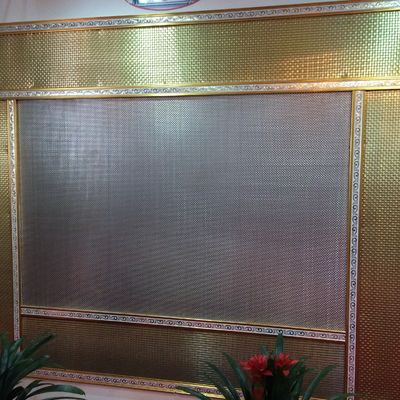 1.0mm 1.2mm Декоративная сетка для экрана для фасадов зданий Огнестойкая